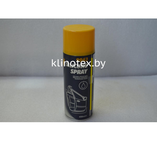 Смазка силиконовая водоотталкивающая для пластика и резины Mannol Silicone Spray 450мл